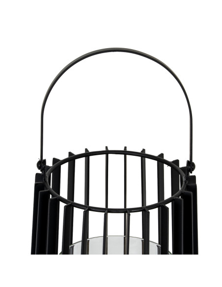 Affordable industrial style furniture Hill Interiors Lynk Medium Lantern With Handle And Glass Candle Holder 24396 for modern h