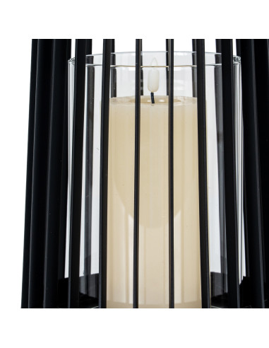 Full dimensions and specifications of Hill Interiors Lynk Medium Lantern With Handle And Glass Candle Holder 24396: Height 40.0