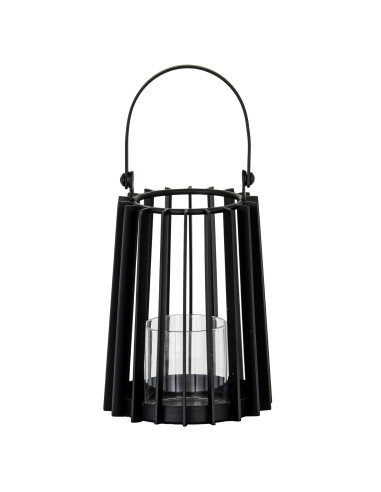 Hill Interiors Lynk Small Lantern With Handle And Glass Candle Holder 24397 - Authentic Hill Interiors furniture directly from