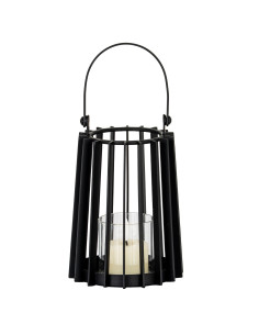 Hill Interiors Lynk Small Lantern With Handle And Glass Candle Holder 24397 - Authentic Hill Interiors furniture directly from 2