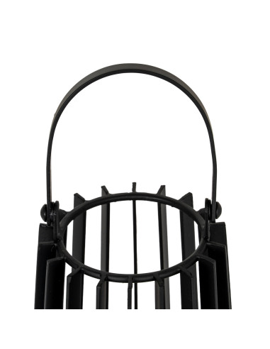 Affordable industrial style furniture Hill Interiors Lynk Small Lantern With Handle And Glass Candle Holder 24397 for modern ho