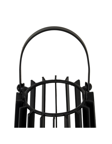 Affordable industrial style furniture Hill Interiors Lynk Small Lantern With Handle And Glass Candle Holder 24397 for modern ho