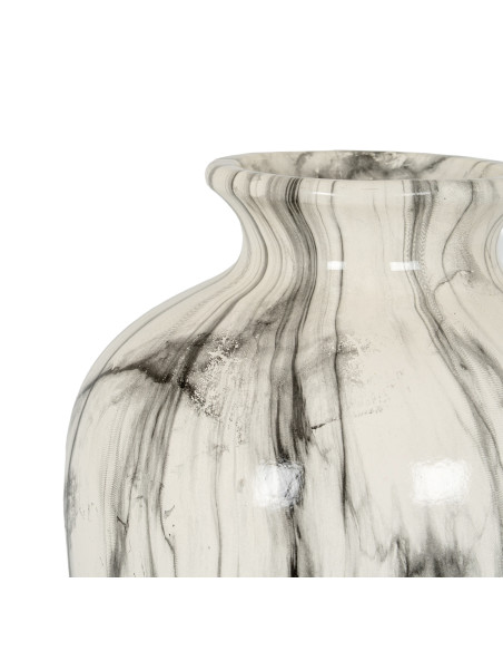 Affordable industrial style furniture Hill Interiors Marble Chours Vase 21498 for modern home decor, free shipping options and