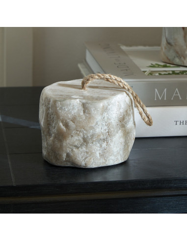 Affordable industrial style furniture Hill Interiors Marble Doorstop 24229 for modern home decor, free shipping options and sec