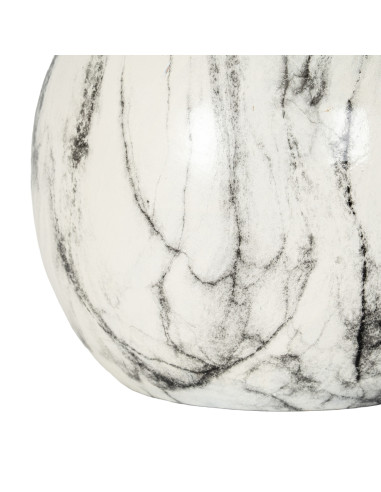 Affordable industrial style furniture Hill Interiors Marble Pudding Vase 21501 for modern home decor, free shipping options and