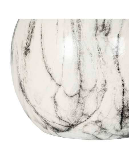 Affordable industrial style furniture Hill Interiors Marble Pudding Vase 21501 for modern home decor, free shipping options and