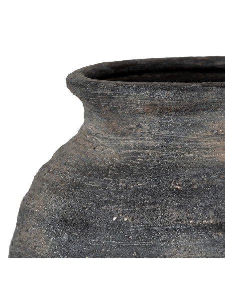 High-quality metal and wood construction of Hill Interiors SKU 24457 Marra Medium Olpe Vase, detailed view for UK customers.