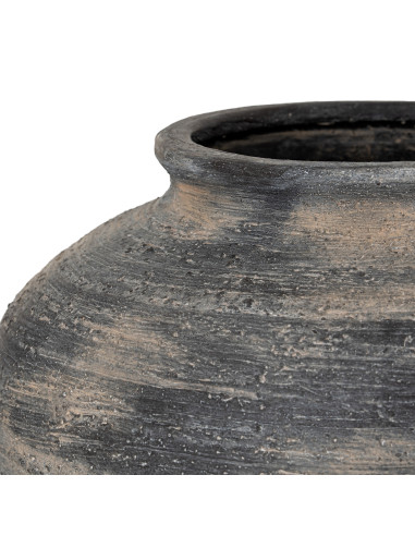 Affordable industrial style furniture Hill Interiors Marra Squat Vase 24458 for modern home decor, free shipping options and se