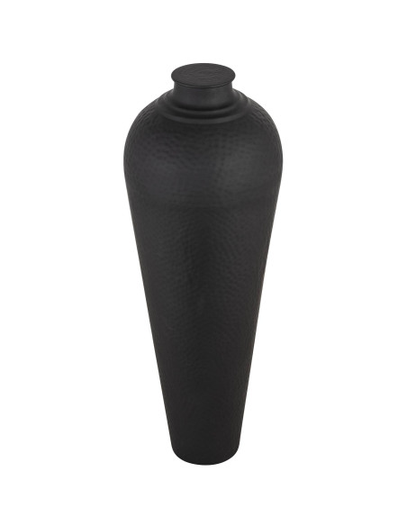 Buy Hill Interiors 22860 Matt Black Large Hammered Vase With Lid online in UK with fast delivery from FastDaddy UK, your furnit