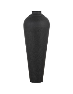 Hill Interiors Matt Black Medium Hammered Vase With Lid 22859 - Authentic Hill Interiors furniture directly from FastDaddy UK.