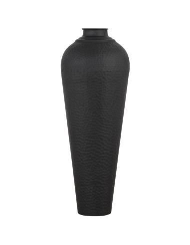 Hill Interiors Matt Black Medium Hammered Vase With Lid 22859 - Authentic Hill Interiors furniture directly from FastDaddy UK.