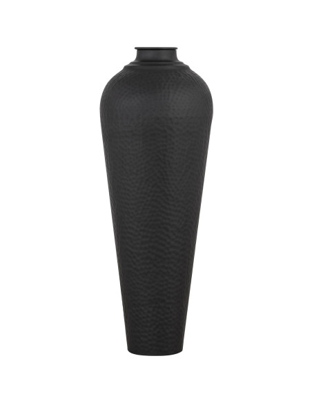 Hill Interiors Matt Black Medium Hammered Vase With Lid 22859 - Authentic Hill Interiors furniture directly from FastDaddy UK.