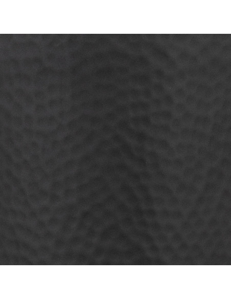 High-quality metal and wood construction of Hill Interiors SKU 22859 Matt Black Medium Hammered Vase With Lid, detailed view fo