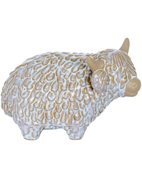 Buy Hill Interiors 24147 Medium Alora Ceramic Highland Cow online in UK with fast delivery from FastDaddy UK, your furniture ex
