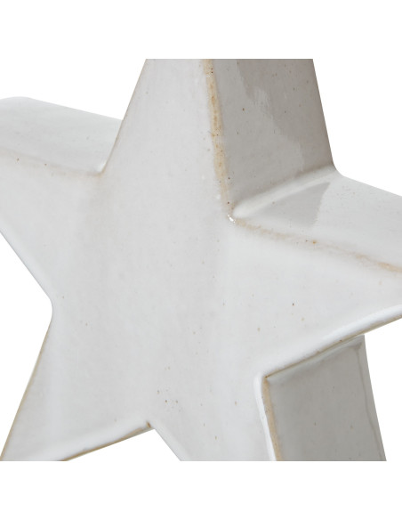 Affordable industrial style furniture Hill Interiors Medium Ceramic Standing Star Decoration 23224 for modern home decor, free