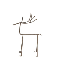Hill Interiors Medium Rustic Metal Reindeer On Stand 24090 - Authentic Hill Interiors furniture directly from FastDaddy UK. Exc 2
