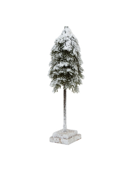 Hill Interiors Medium Snowy Cedar Tree On Wood Block 23562 - Authentic Hill Interiors furniture directly from FastDaddy UK. Exc
