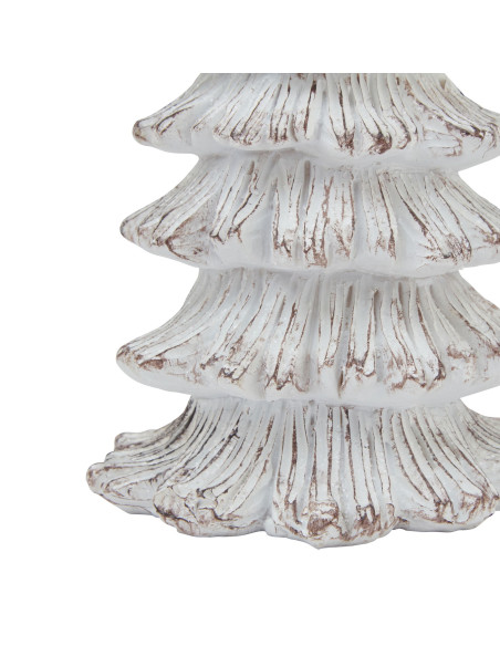 Affordable industrial style furniture Hill Interiors Medium Snowy Fir Tree Sculpture 23153 for modern home decor, free shipping