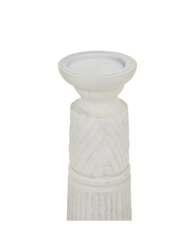 Buy Hill Interiors 24209 Medium White Carved Candle Holder online in UK with fast delivery from FastDaddy UK, your furniture ex