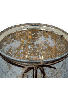 Hill Interiors Mercury Hammered Heart Large Candle Holder 22414 - Authentic Hill Interiors furniture directly from FastDaddy UK 2