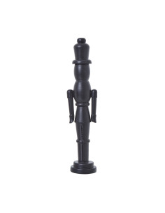 Hill Interiors Minimalist Black Wooden Nutcracker Decoration 23515 - Authentic Hill Interiors furniture directly from FastDaddy