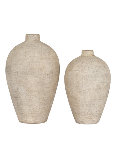 High-quality metal and wood construction of Hill Interiors SKU 24613 Morrow Large Vase, detailed view for UK customers.
