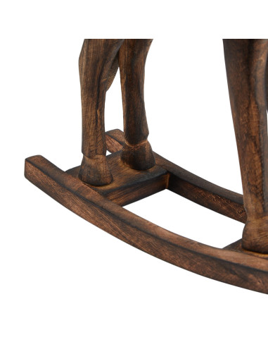 Affordable industrial style furniture Hill Interiors Natural Rocking Horse 23510 for modern home decor, free shipping options a