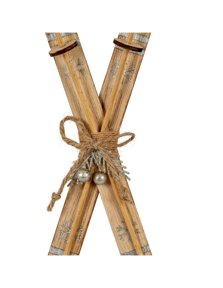 Buy Hill Interiors 24115 Natural Rustic Crossed Skis online in UK with fast delivery from FastDaddy UK, your furniture expert.