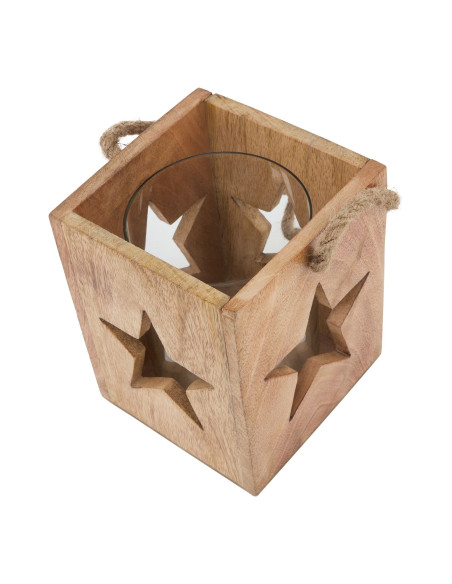 Buy Hill Interiors 23489 Natural Wooden Large Star Tealight Candle Holder online in UK with fast delivery from FastDaddy UK, yo