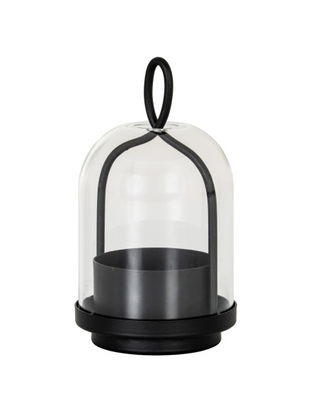 Hill Interiors Nyx Large Candle Holder With Glass Cloche 24383 - Authentic Hill Interiors furniture directly from FastDaddy UK.