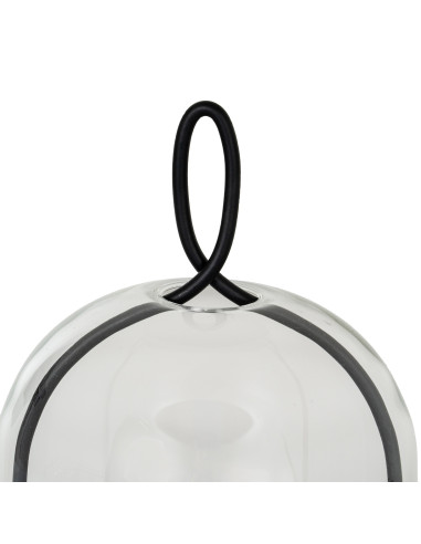 Affordable industrial style furniture Hill Interiors Nyx Large Candle Holder With Glass Cloche 24383 for modern home decor, fre