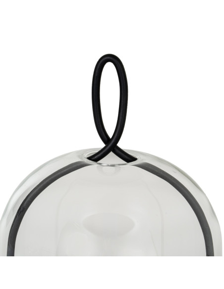 Affordable industrial style furniture Hill Interiors Nyx Large Candle Holder With Glass Cloche 24383 for modern home decor, fre