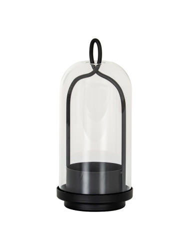 Hill Interiors Nyx Medium Candle Holder With Glass Cloche 24384 - Authentic Hill Interiors furniture directly from FastDaddy UK