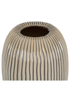 Hill Interiors Pallida Collection Large Striped Vase 23944 - Authentic Hill Interiors furniture directly from FastDaddy UK. Exc 2