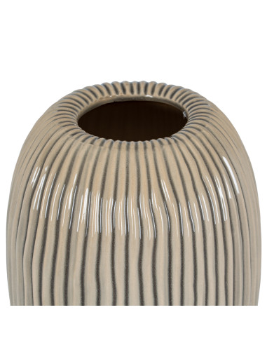 Buy Hill Interiors 23944 Pallida Collection Large Striped Vase online in UK with fast delivery from FastDaddy UK, your furnitur