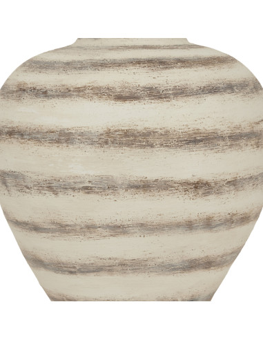 Affordable industrial style furniture Hill Interiors Ravello Large Stripe Amfora Vase 23976 for modern home decor, free shippin
