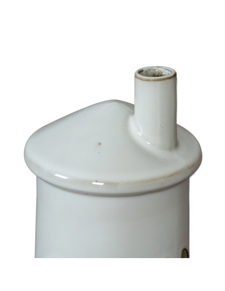 High-quality metal and wood construction of Hill Interiors SKU 24481 Rhea Medium Lighthouse Tealight Holder, detailed view for