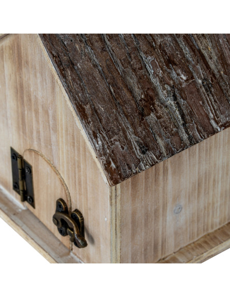 Full dimensions and specifications of Hill Interiors Rustic Birdhouse 24535: Height 18.50cm, Width 15.00cm, perfect for your li