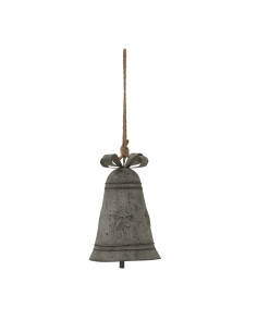 Hill Interiors Rustic Metal Hanging Bell With Bow 24094 - Authentic Hill Interiors furniture directly from FastDaddy UK. Exclus