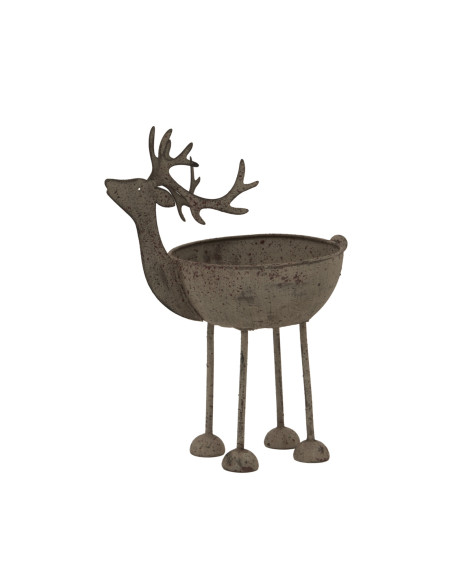 Buy Hill Interiors 24103 Rustic Metal Reindeer Bowl online in UK with fast delivery from FastDaddy UK, your furniture expert.