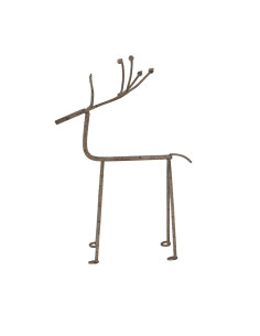 Hill Interiors Rustic Metal Reindeer On Stand 24089 - Authentic Hill Interiors furniture directly from FastDaddy UK. Exclusive 2