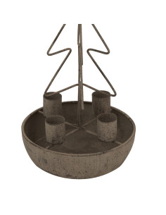 Hill Interiors Rustic Outline Tree And Star Candle Holders 24121 - Authentic Hill Interiors furniture directly from FastDaddy U 2