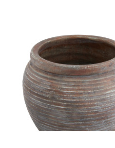 Hill Interiors Siena Brown  Diameter Rimmed Plant Pot 23302 - Authentic Hill Interiors furniture directly from FastDaddy UK. Ex 2