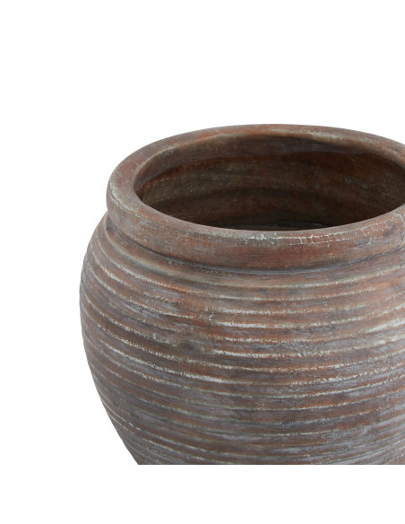 Buy Hill Interiors 23302 Siena Brown  Diameter Rimmed Plant Pot online in UK with fast delivery from FastDaddy UK, your furnitu