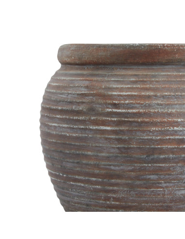 Affordable industrial style furniture Hill Interiors Siena Brown  Diameter Rimmed Plant Pot 23302 for modern home decor, free s