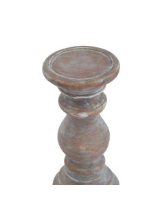 Hill Interiors Siena Small Brown  Column Candle Holder 23328 - Authentic Hill Interiors furniture directly from FastDaddy UK. E 2