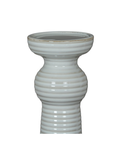 Affordable industrial style furniture Hill Interiors Sile Large Pillar Candle Holder 24467 for modern home decor, free shipping