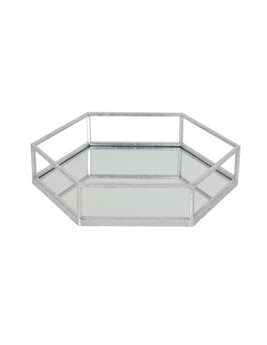 Buy Hill Interiors 22488 Silver Hexagon Set Of Two Trays online in UK with fast delivery from FastDaddy UK, your furniture expe