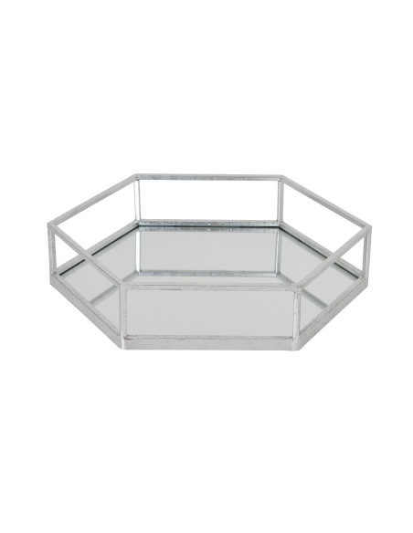 Buy Hill Interiors 22488 Silver Hexagon Set Of Two Trays online in UK with fast delivery from FastDaddy UK, your furniture expe