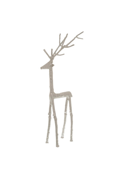 Hill Interiors Silver Standing Stag  Ornament 22230 - Authentic Hill Interiors furniture directly from FastDaddy UK. Exclusive